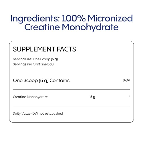 TIVAGENICS Creatine Monohydrate + Magnesium Glycinate Supplement, Unflavored Powder + 90 Capsules