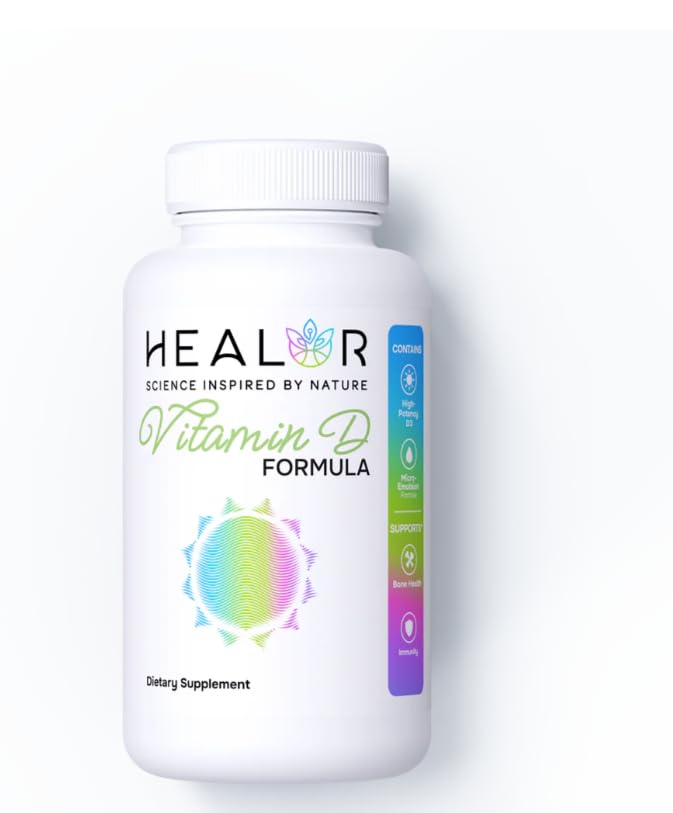 HEALOR Vitamin D Formula Softgels 90 Count
