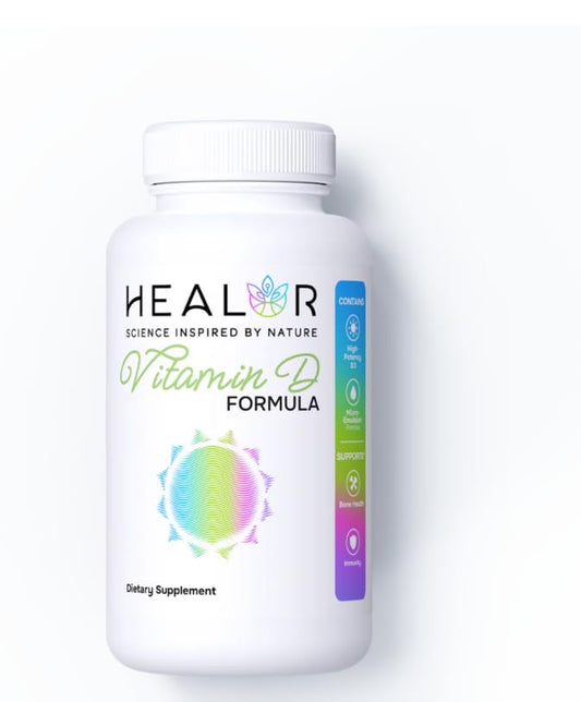 HEALOR Vitamin D Formula Softgels 90 Count