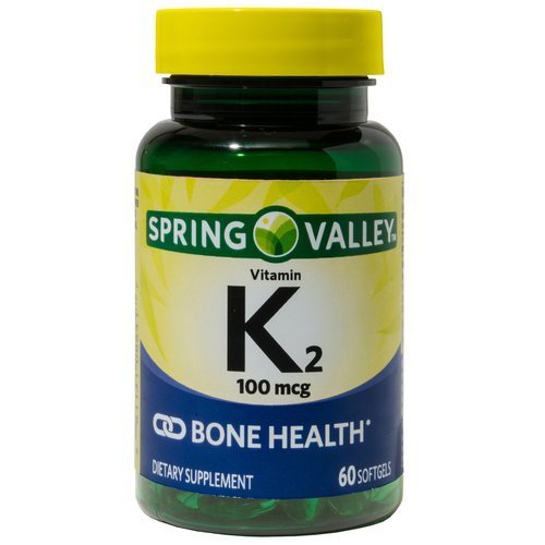 Spring Valley Vitamin K2 100 mcg Softgel, 60 Count