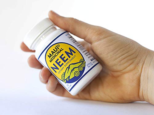 Maui Medicinal Herbs Neem Leaf Capsules, 450 mg per Capsule, 90 Veggie Capsules