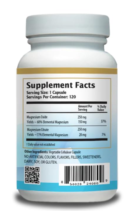 AnuMed International Magnesium Complex, 120 Capsules