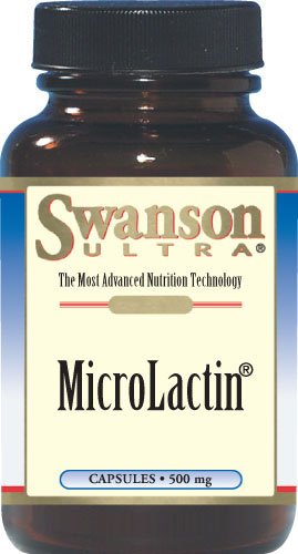Swanson Microlactin 500 Milligrams Capsule, 120 Count