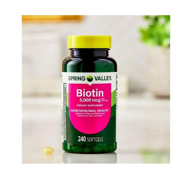 H4U Biotin 5000 mcg Softgels 240 Count