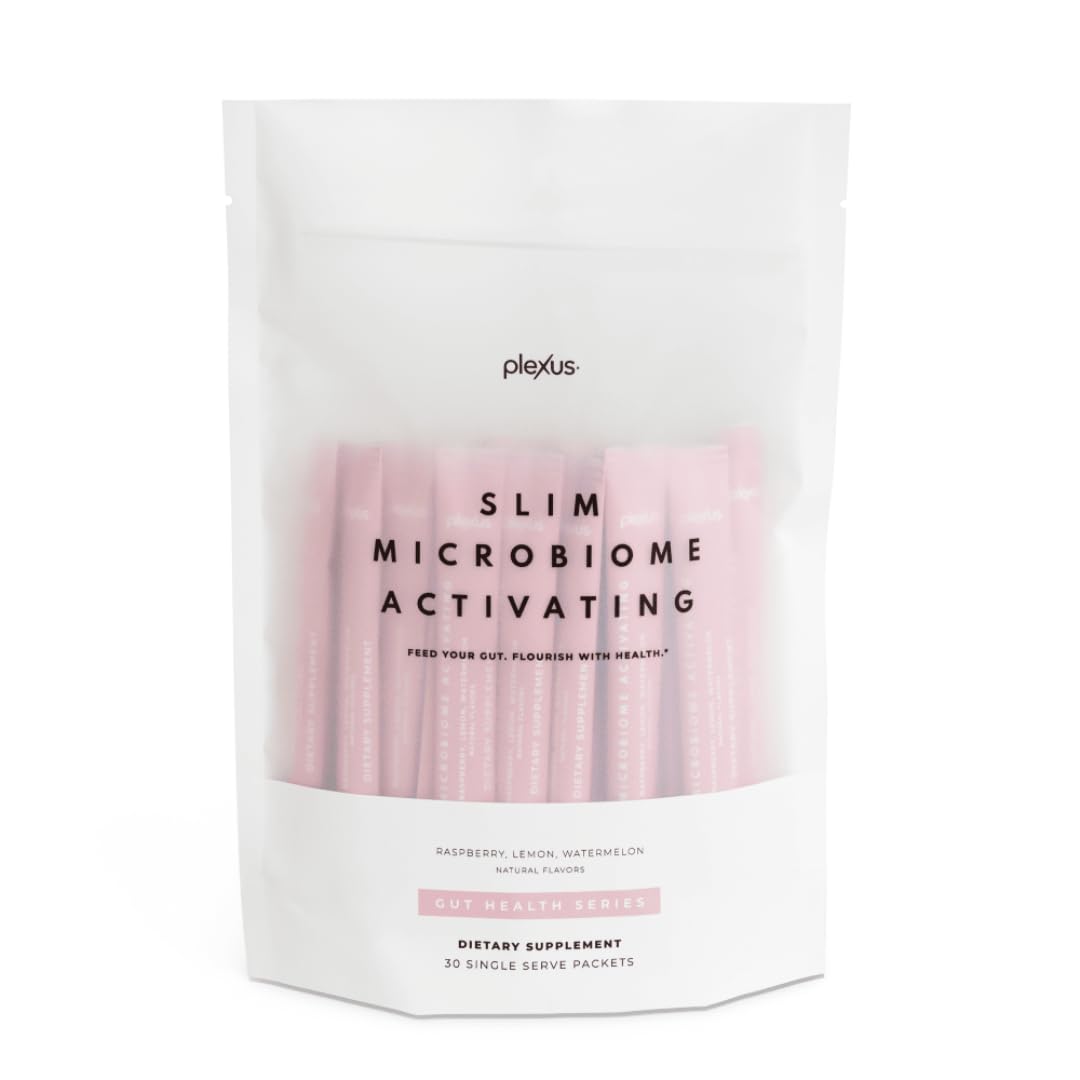 Plexus Slim Microbiome Activating Raspberry Lemon Watermelon Powder, 4.7 Ounces
