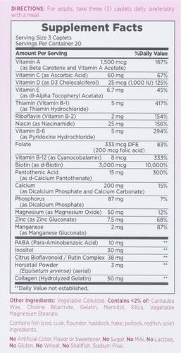 Nature's Bounty Hair, Skin and Nails Formula 120 Tablets