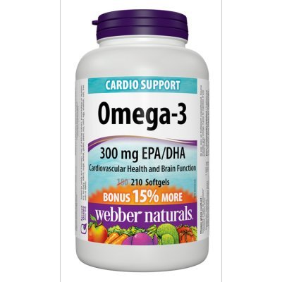 Webber Naturals Omega-3 Fish Oils Capsule, 1