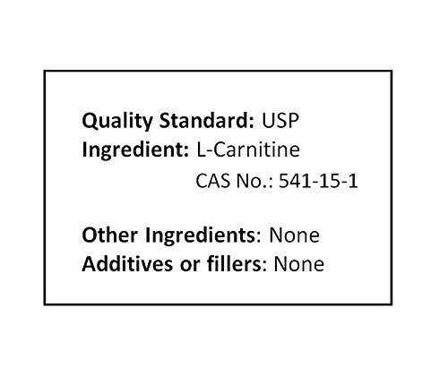 NuSci L-Carnitine Pure Powder Energy 3.52 oz