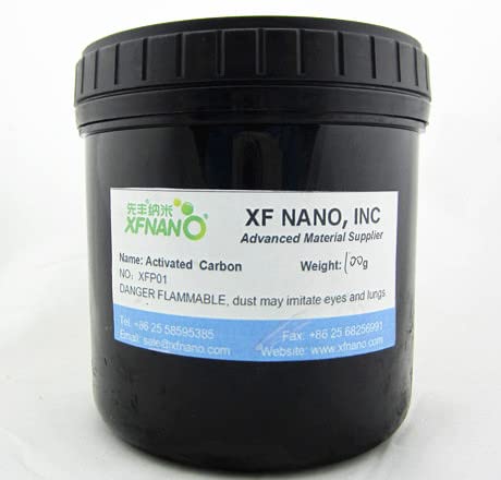 XFNANO Nano Activated Carbon Powder for Supercapacitors, Powder, 1 x 100 Gram
