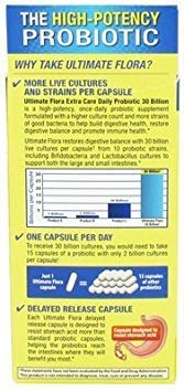 Ultimate Flora Extra Care Probiotic Supplement Vegetable Capsule 60 Capsules