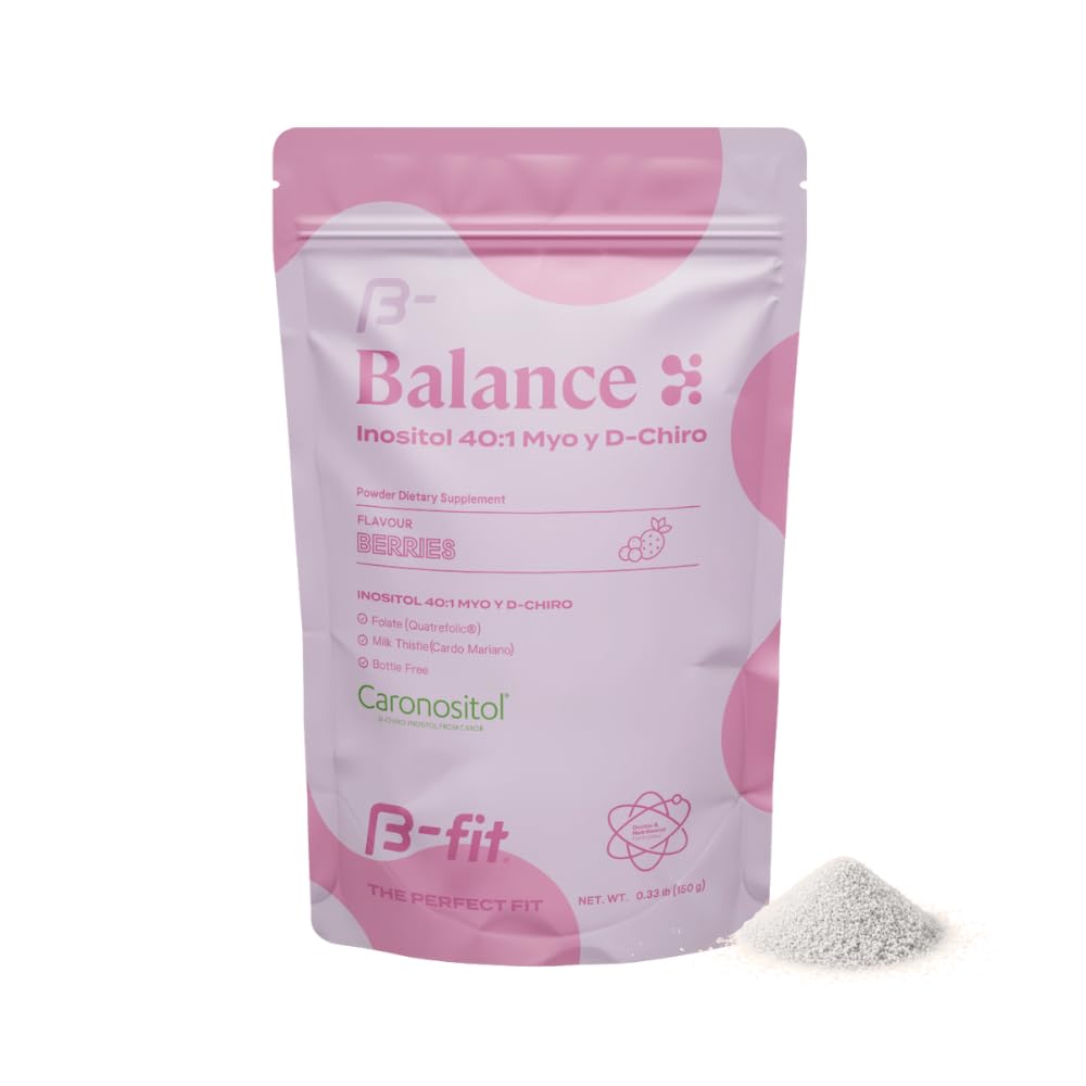 B-fit B Inositol Balance Inositol 40:1 Myo & D-Chiro, Powder, 1 Ounce