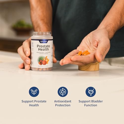 Snap Supplements Prostate Health Support Capsule Bundle (90 Capsules) & Kidney Health Support Capsule Bundle (60 Capsules)