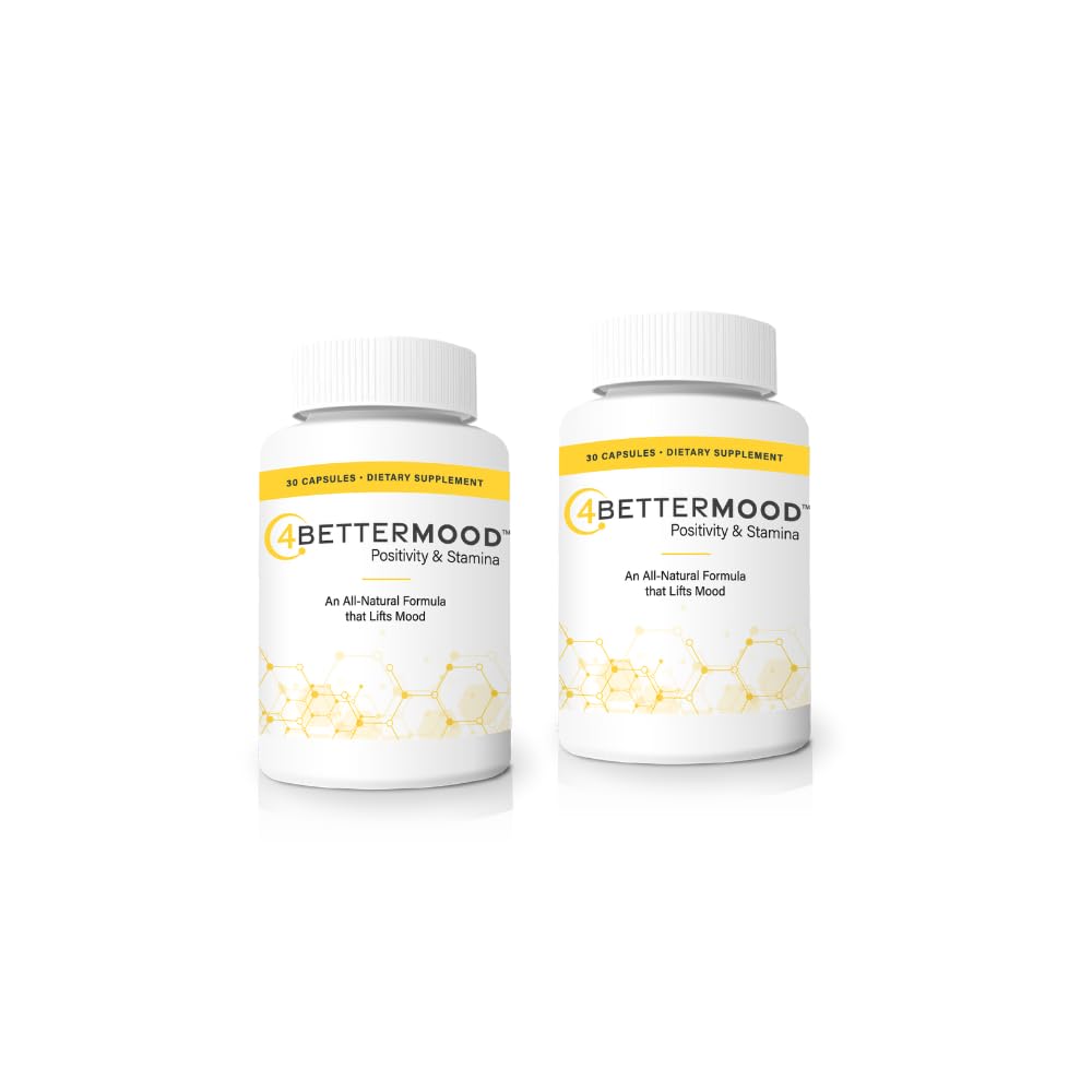 4BETTERMOOD Positivity & Stamina Herbal Supplement Capsule, 1 Count