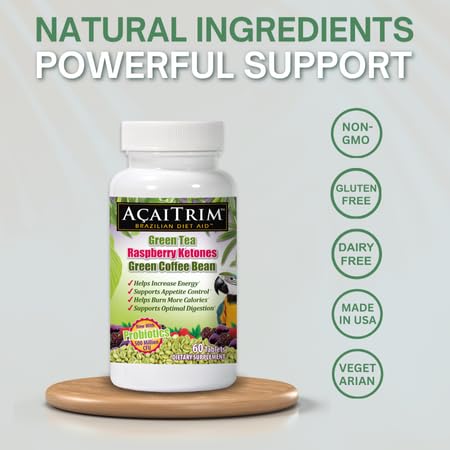 Acai Trim Weight Loss Supplement Capsule 60 Capsules