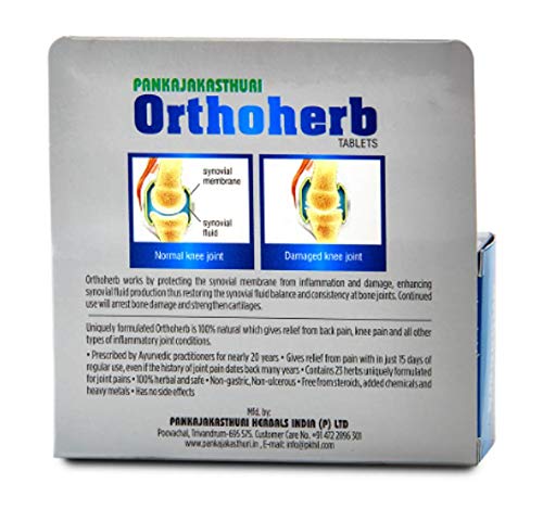 Pankajakasthuri Orthoherb Ayurvedic, 60 Tablets