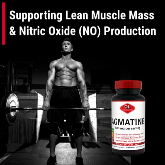Olympian Labs Agmatine 500 mg per Serving Capsules, 60 Count