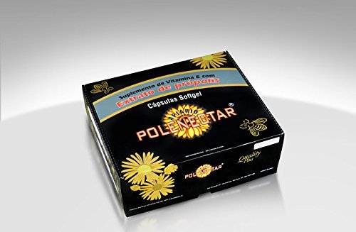 Apiario Polenectar Brazilian Green Bee Propolis Extract Softgel Capsules 300 mg, 16 Count