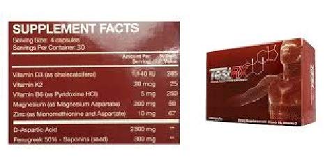 Leading Edge Health TESTRX Natural Testosterone Supplement Capsule 1 Count
