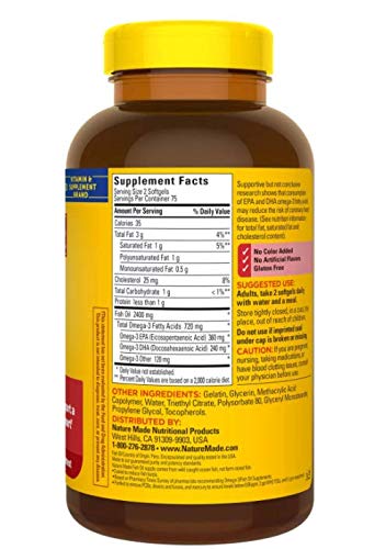Nature Made Fish Oil Burp-Less Softgels 300