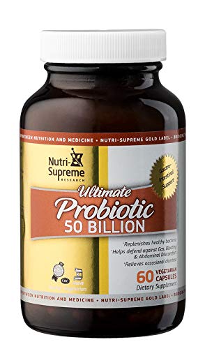 NUTRI-SUPREME RESEARCH Probiotic 50 Billion Capsule 60 Count