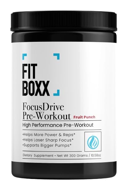 Fit Boxx FocusDrive Pre-Workout Powder 30 Servings