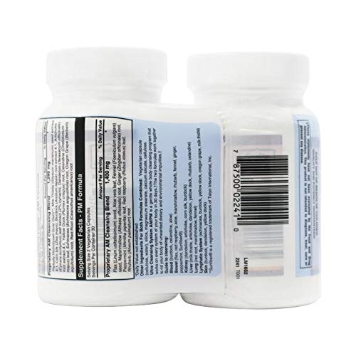 BariatricPal Ultra Cleansing System AM/PM Vegetarian Capsules, 120 Capsules