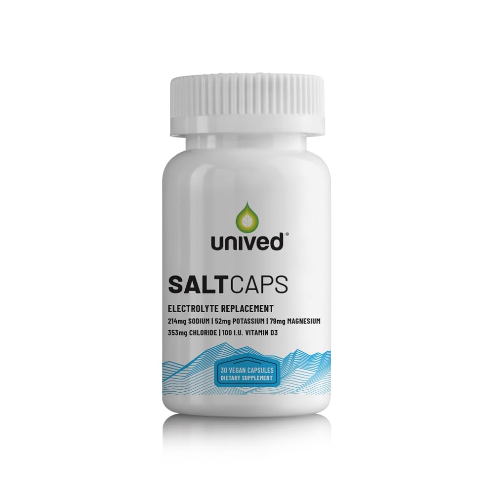 Unived Salt Capsules with Vitamin D3, 30 Count