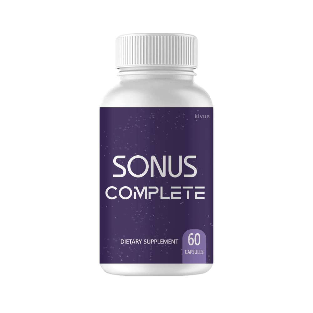 Kivus Sonus Complete Tinnitus Support Supplement Capsules, 60 Count