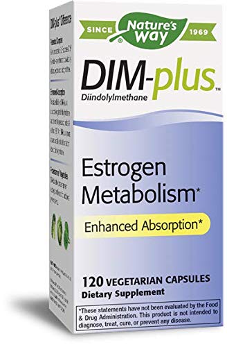 Nature's Way Dim-Plus, Diindolylmethane Vegetarian Capsules 120 Capsules
