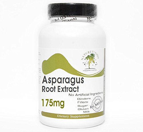 Naturetition Supplements Asparagus Root Extract 175mg Capsules, 90 Count