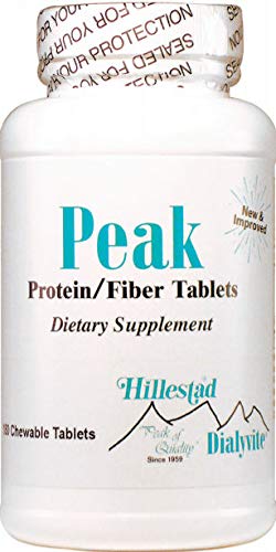 Dialyvite Peak Protein/Fiber Chewable Tablets 180 Count