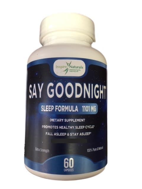 Inspire Naturals Melatonin 5mg Sleep Support, 60 Capsules