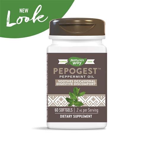 Nature's Way Pepogest Enteric-Coated Peppermint Oil Softgels 300