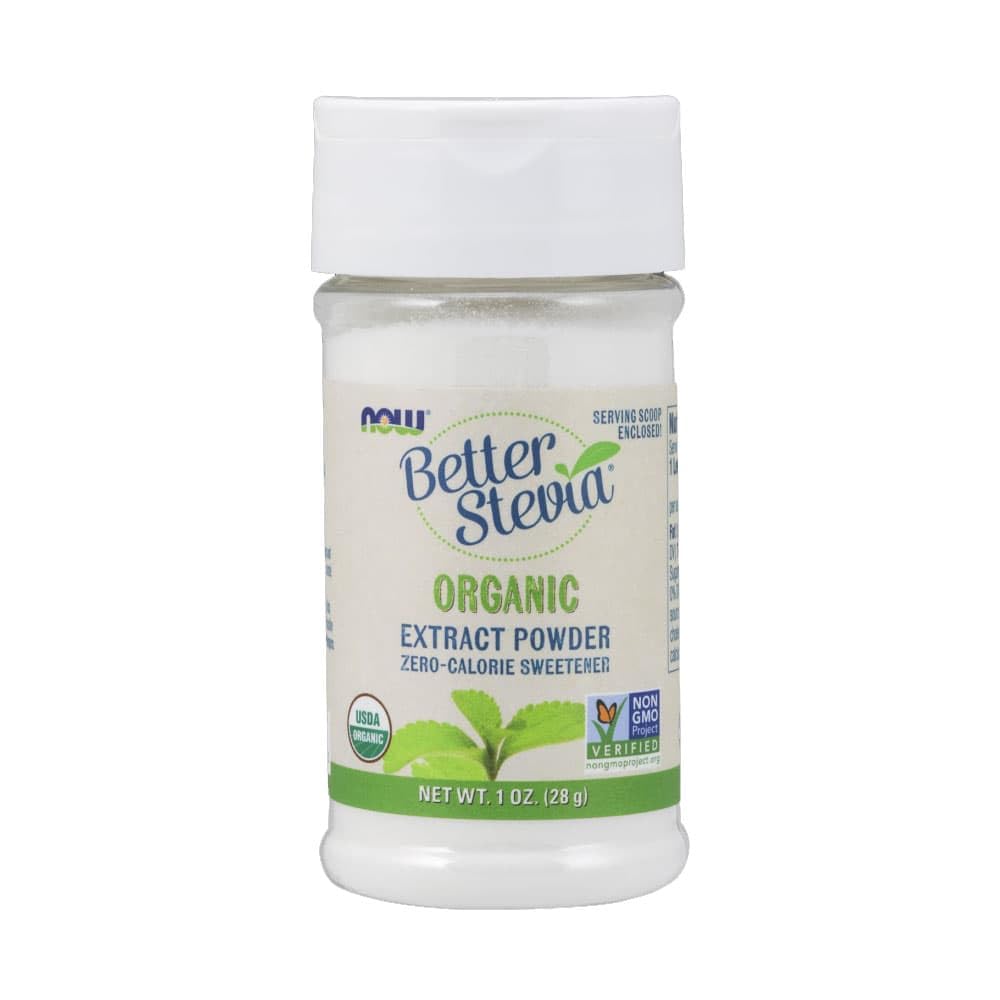 NOW Foods Better Stevia White Extract Powder, 1 Ounce