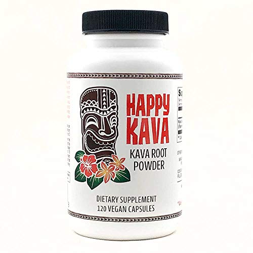 Happy Kava Kava Root Only Capsules, 1 Count