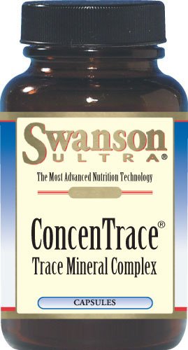 Swanson ConcenTRACE Trace Mineral Complex Capsules, 60 Count