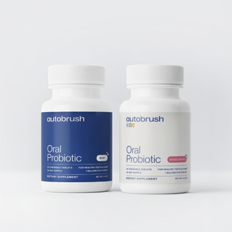 Autobrush Kids Oral-Care Slow-Dissolve Probiotic Tablets Chewable 30 Count