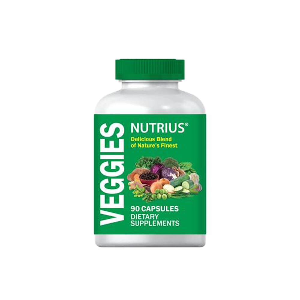 Nutrius Veggies Delicious Blend of Nature's Finest 90 Capsules