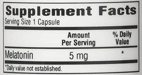 Bio-Tech Pharmacal Melatonin 5mg, 100 Capsules