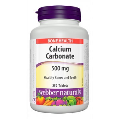 Webber Naturals Calcium Carbonate Tablets 1 Count