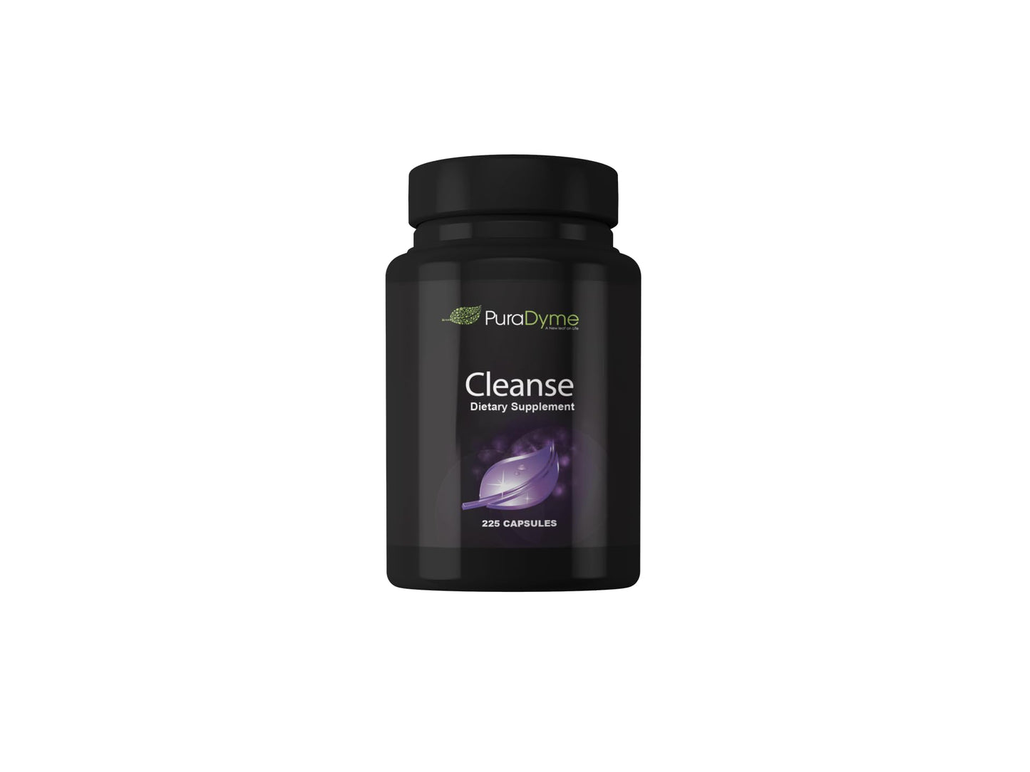PuraDyme Herbal Colon Cleanse and Detox Dietary Supplement 225 Capsules