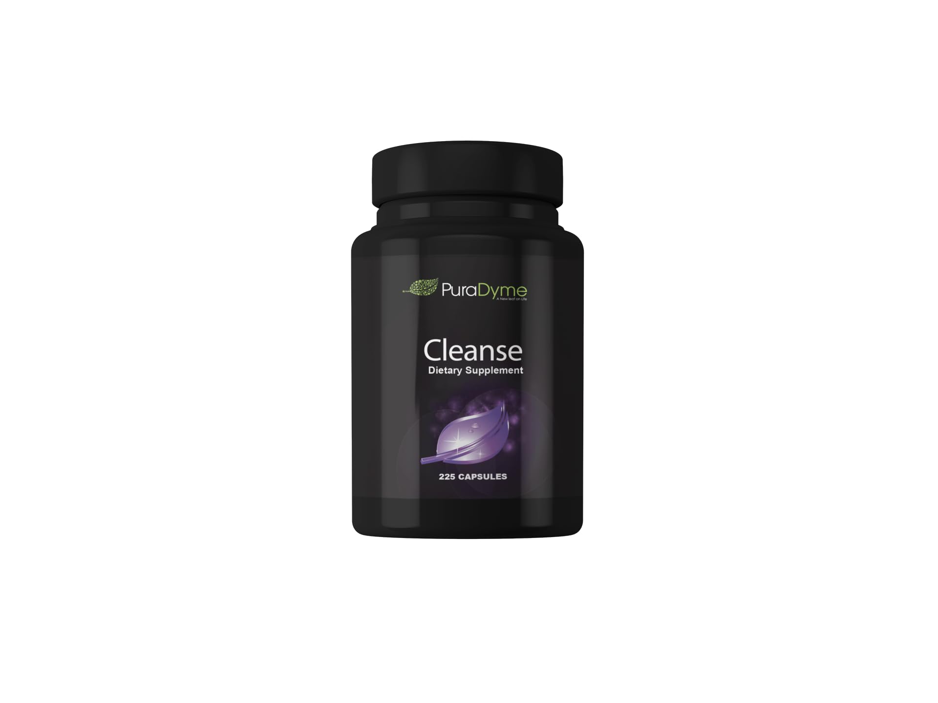 PuraDyme Herbal Colon Cleanse and Detox Dietary Supplement 225 Capsules
