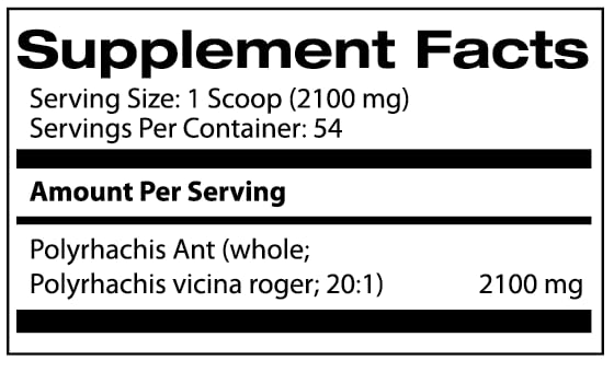 Samsara Herbs Polyrhachis Black Ant Extract Powder, 20:1 Concentrated Extract, 4 oz