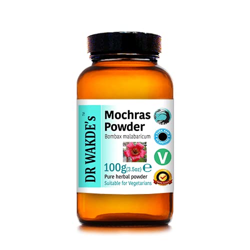 DR WAKDE's Mochras Powder (Bombax malabaricum), 3.53 oz