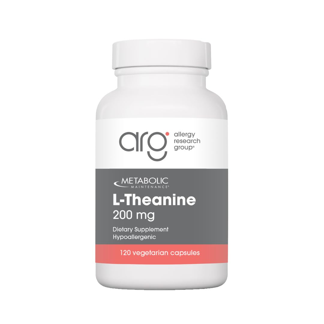 Metabolic Maintenance L-Theanine 200mg with Glycine Capsule 120 Count