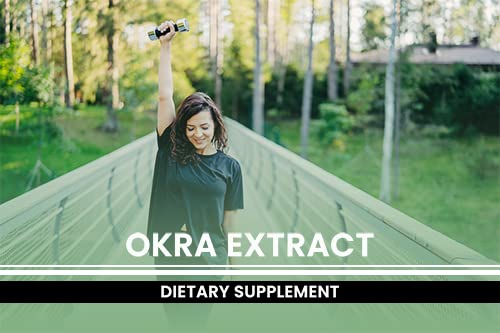 PURE ORIGINAL INGREDIENTS Okra Extract Capsules 365