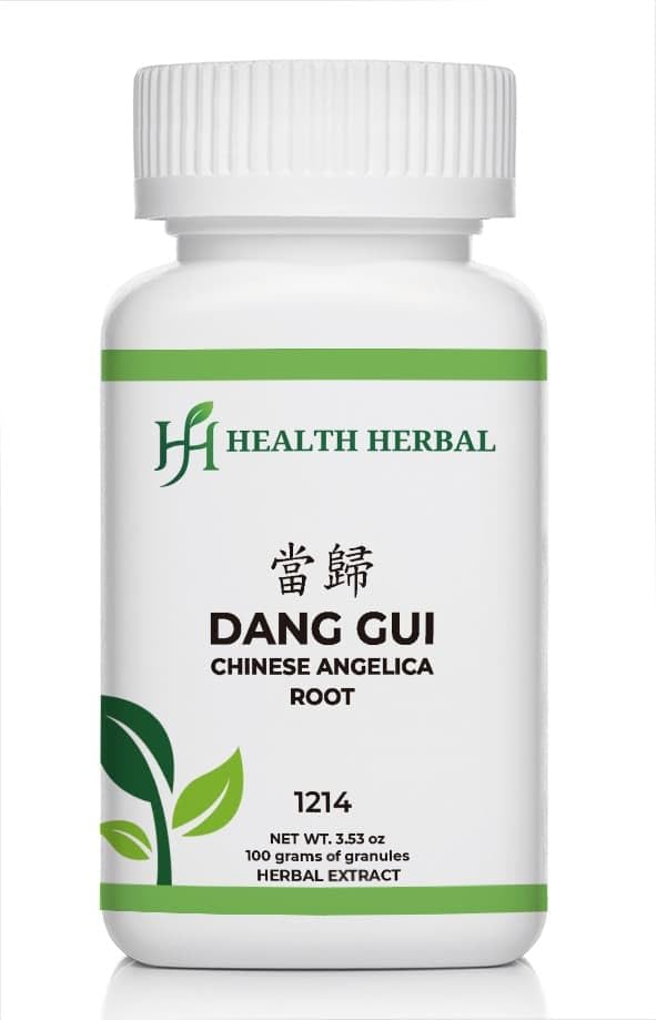 Health Herbal Dang Gui Chinese Angelica Root Granule Powder, 3.53 oz