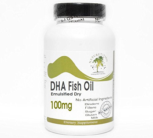 Naturetition Supplements DHA Fish Oil 100mg (Emulsified Dry) 100 Capsules