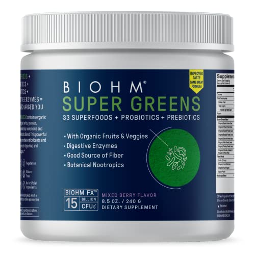 BIOHM Super Reds and Greens Bundle Powder, 8.5 oz