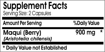 Naturetition Supplements Maqui Berry 900mg Capsule, 90 Capsules